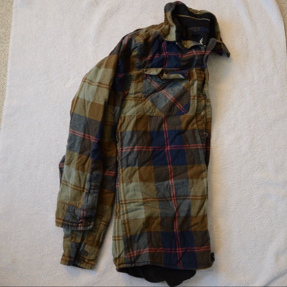 Men's Fleece Lined Flannel